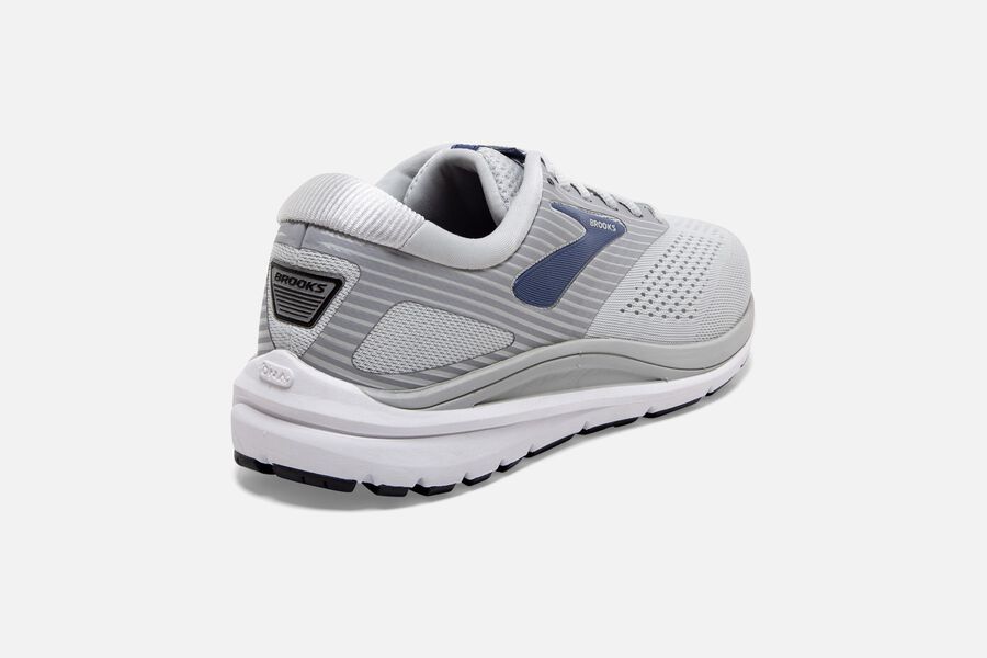 Brooks Running Shoes Womens Grey/Blue - Addiction 14 Road - 0186-UDKSH